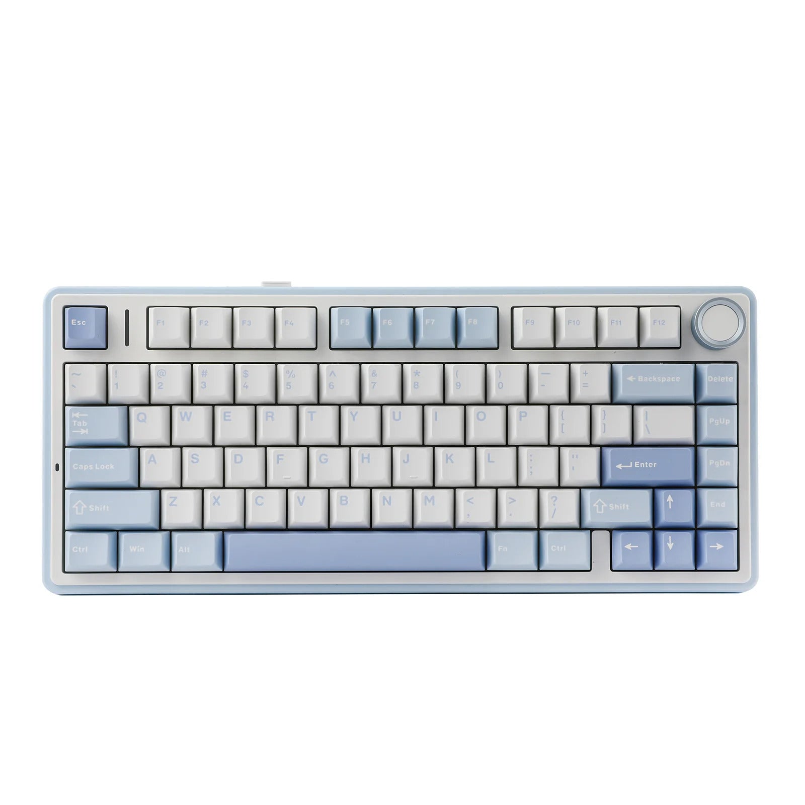 AULA - F75 - Gasket-Mounted Triple Modes Wireless Mechanical Keyboard - Sea Salt Blue