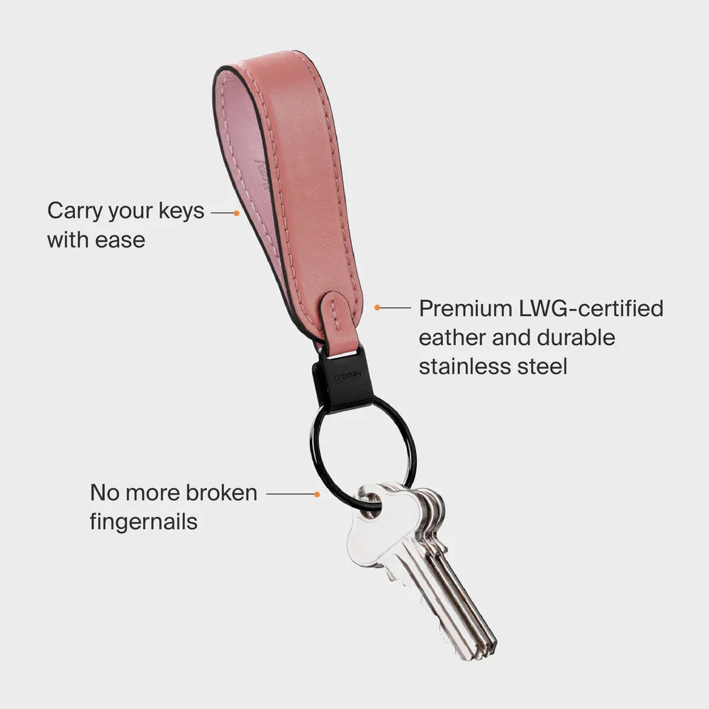 Orbitkey - Leather Loop Keychain