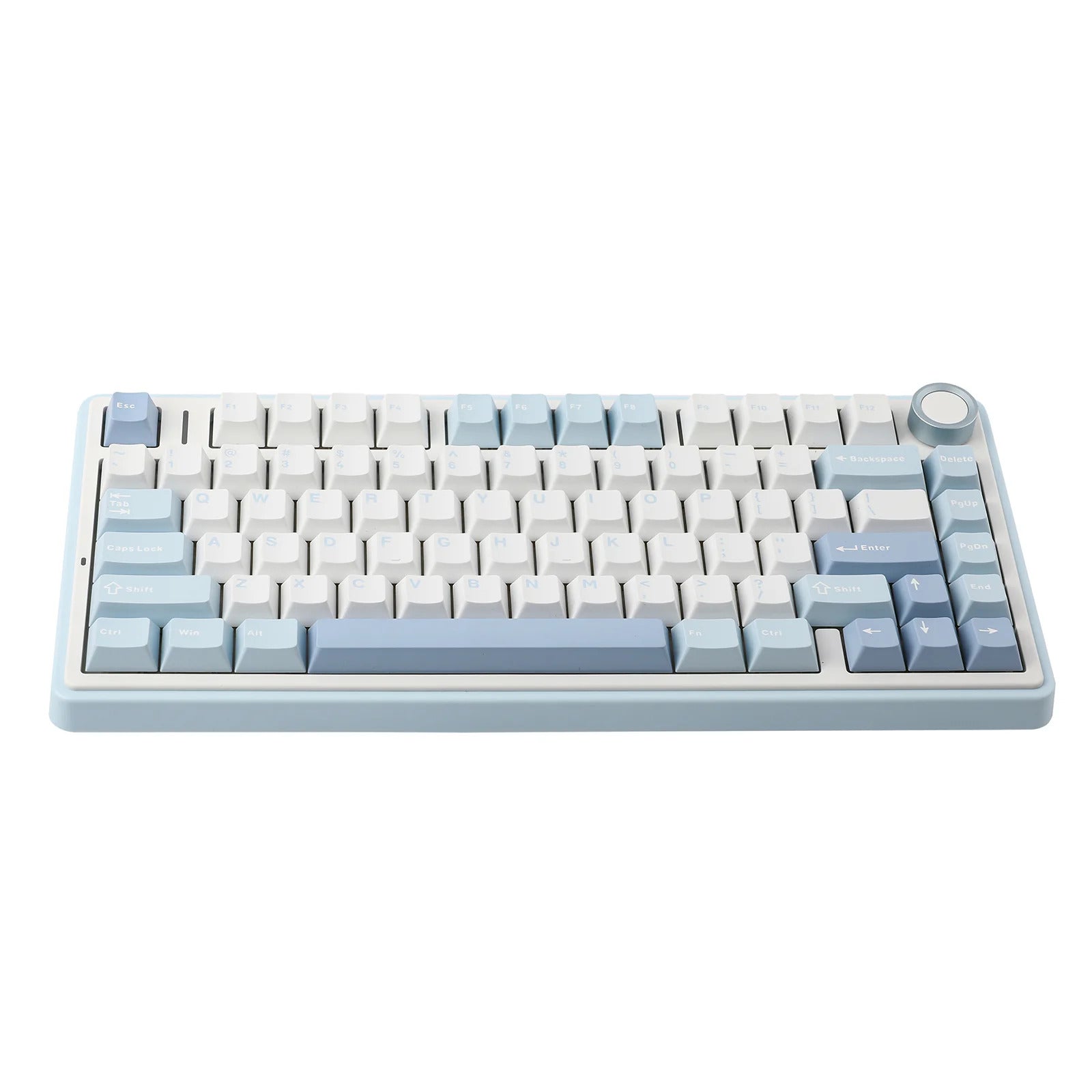 AULA - F75 - Gasket-Mounted Triple Modes Wireless Mechanical Keyboard - Sea Salt Blue