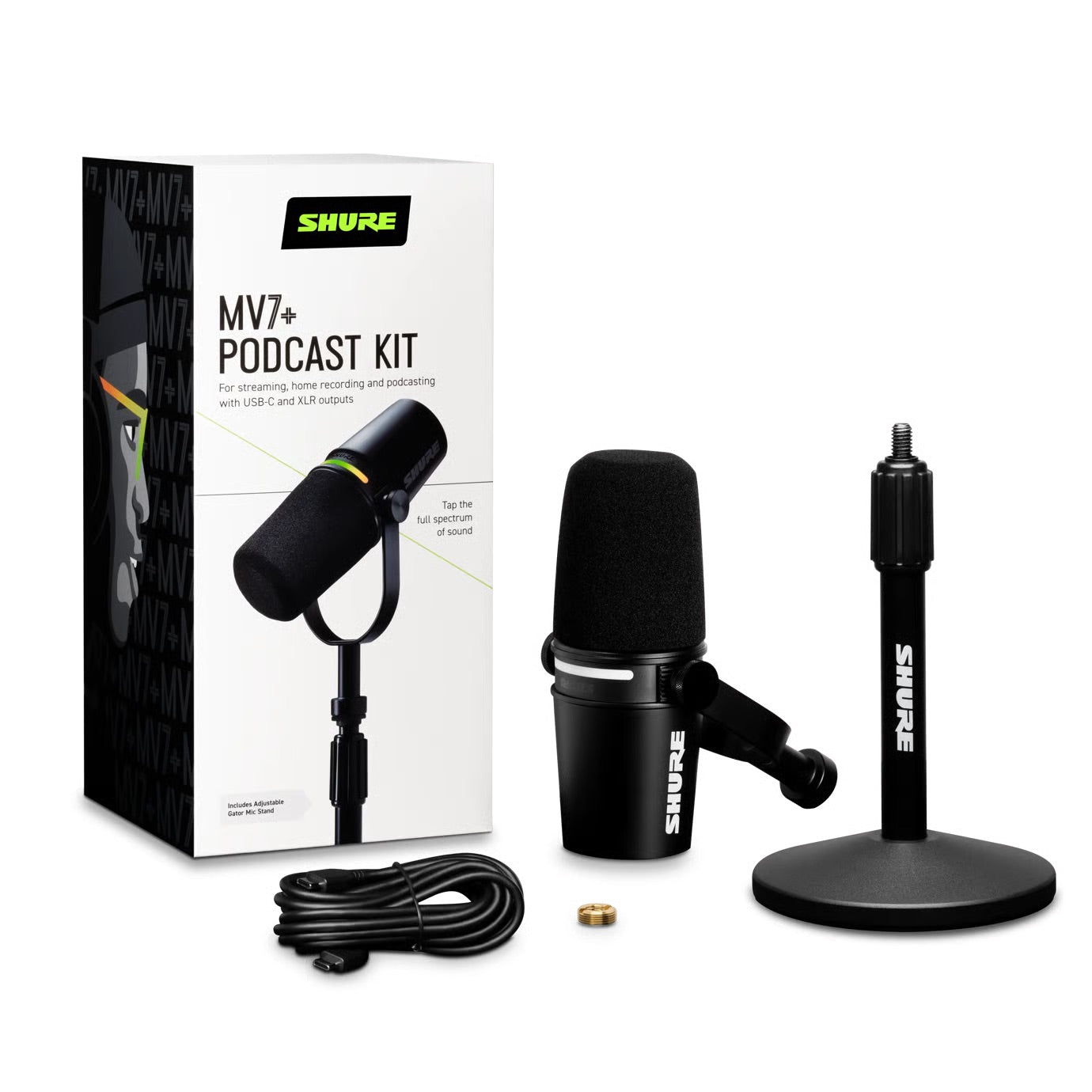 Shure - MV7+ Podcast Microphone