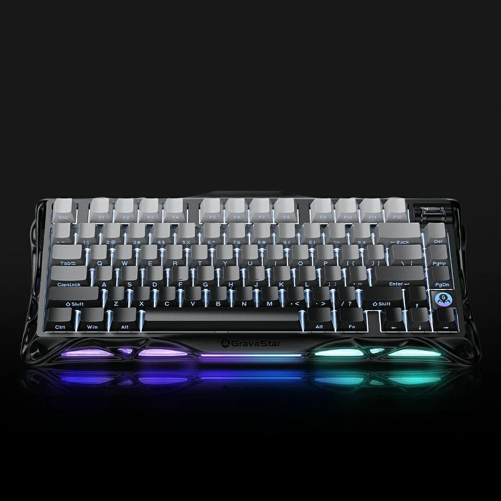 GravaStar - Mercury K1 Gradient Black - Wireless Mechanical Keyboard