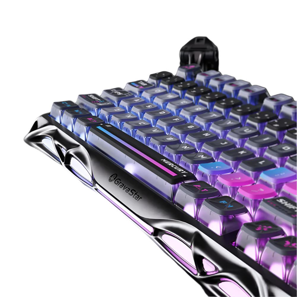 GravaStar - Mercury K1 Pro Special Edition Cyberpunk - Wireless Mechanical Keyboard