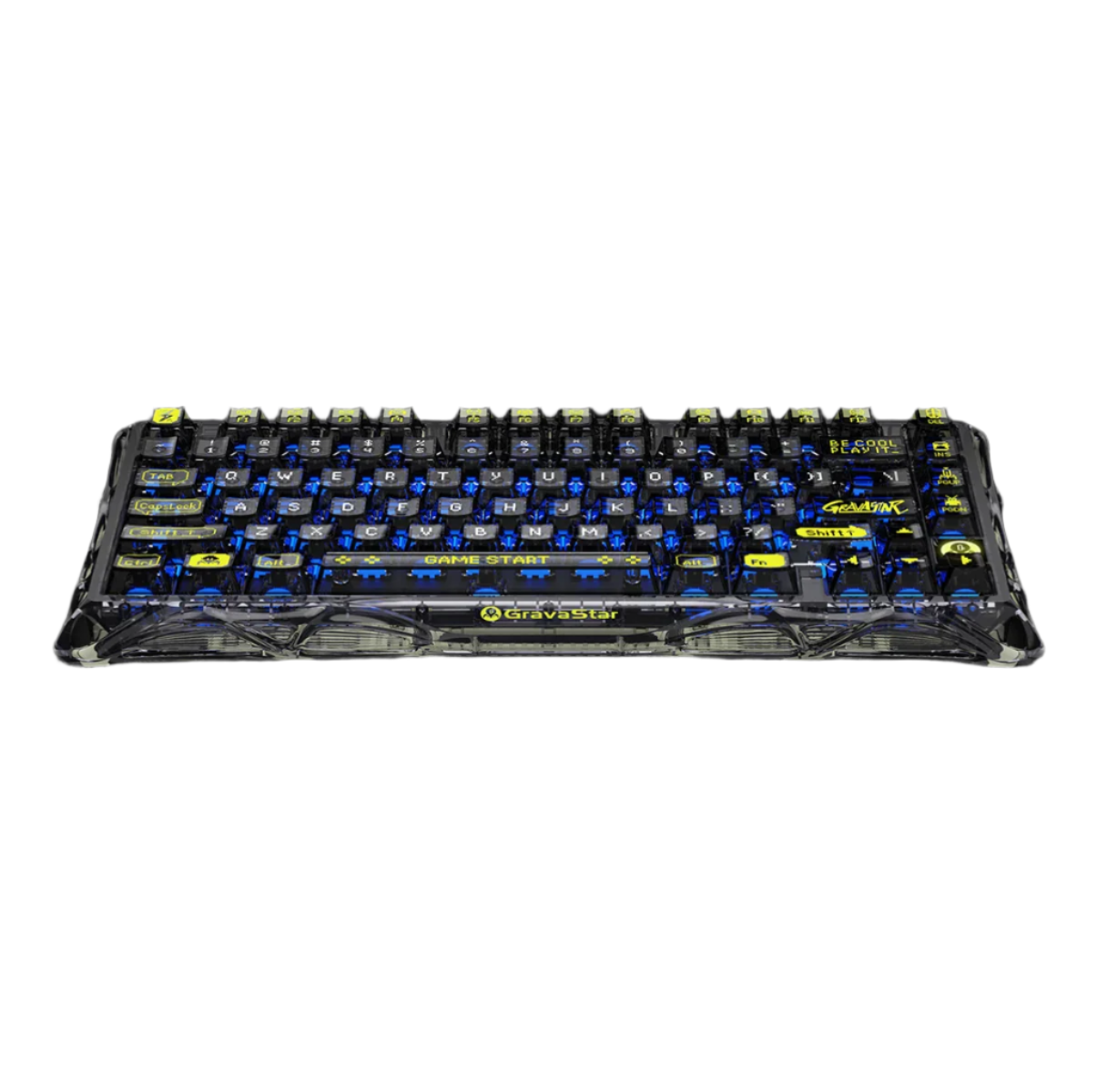 GravaStar - Mercury K1 Lite Transparent Black - Wireless Mechanical Keyboard