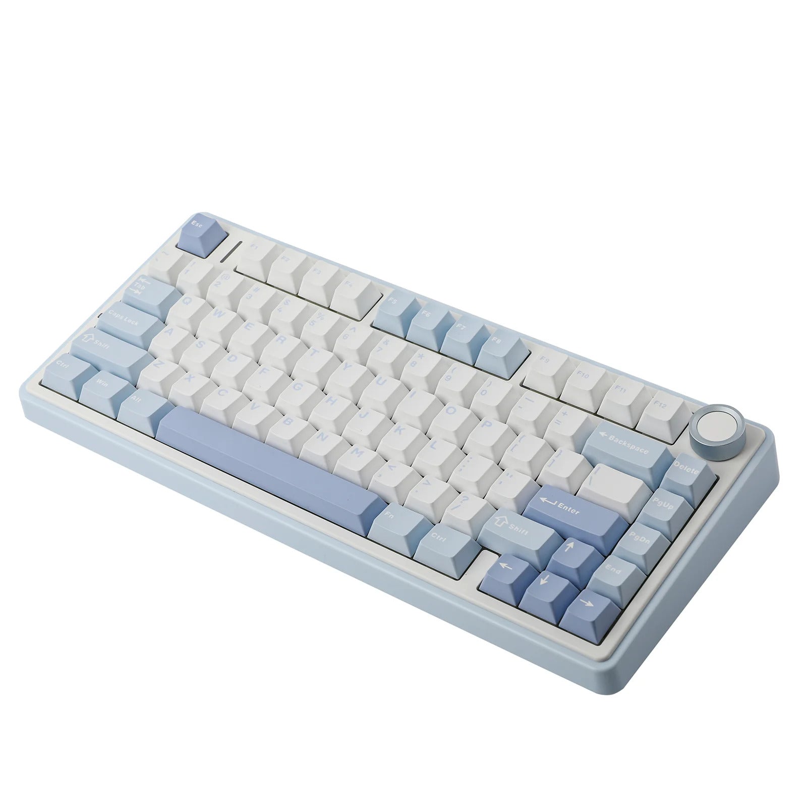 AULA - F75 - Gasket-Mounted Triple Modes Wireless Mechanical Keyboard - Sea Salt Blue