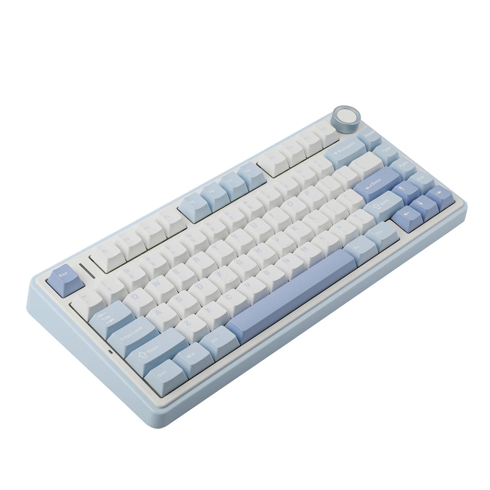 AULA - F75 - Gasket-Mounted Triple Modes Wireless Mechanical Keyboard - Sea Salt Blue