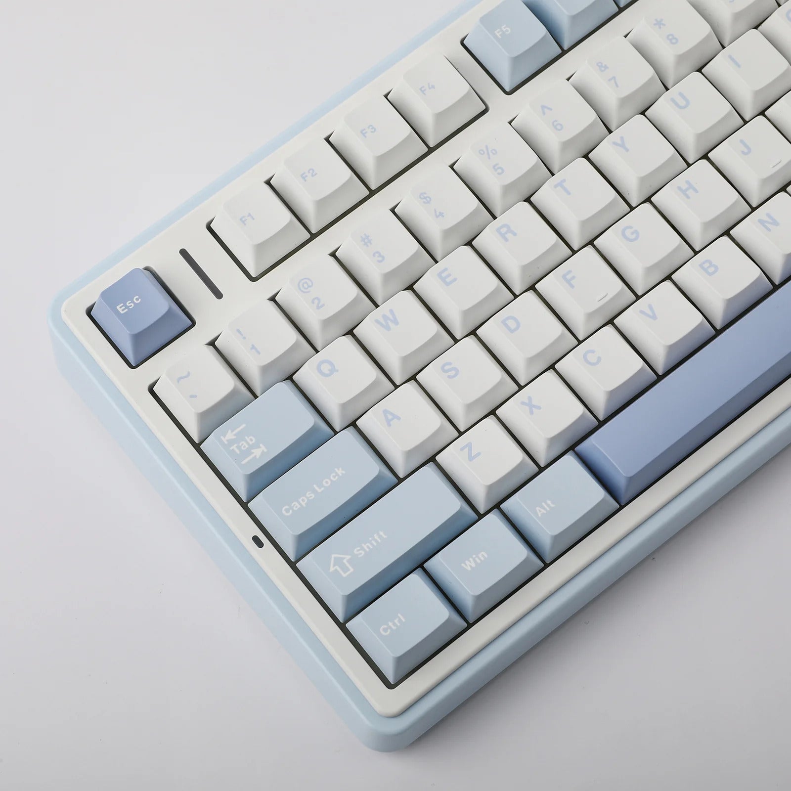 AULA - F75 - Gasket-Mounted Triple Modes Wireless Mechanical Keyboard - Sea Salt Blue