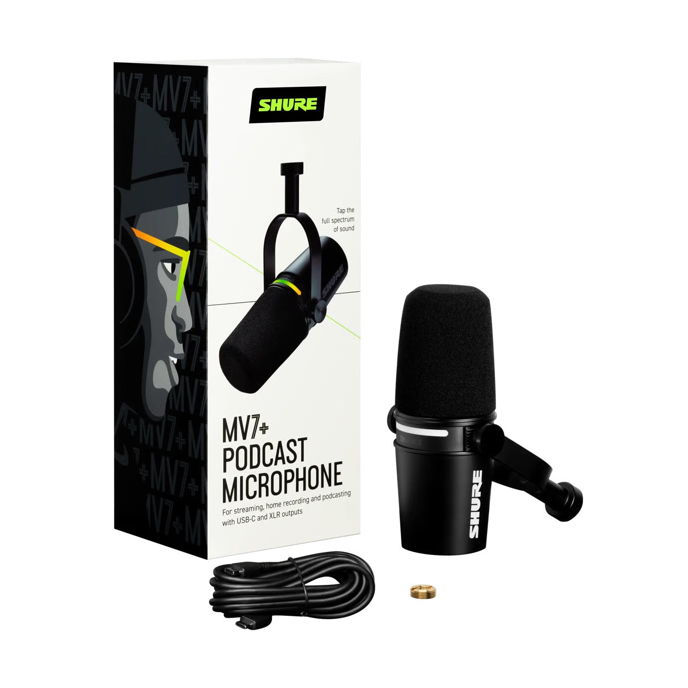 Shure - MV7+ Podcast Microphone
