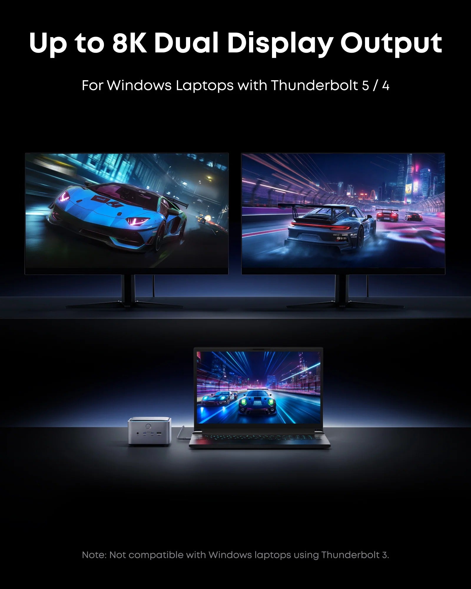 Anker - Prime TB5 Docking Station (14-in-1, 8K, Thunderbolt 5)