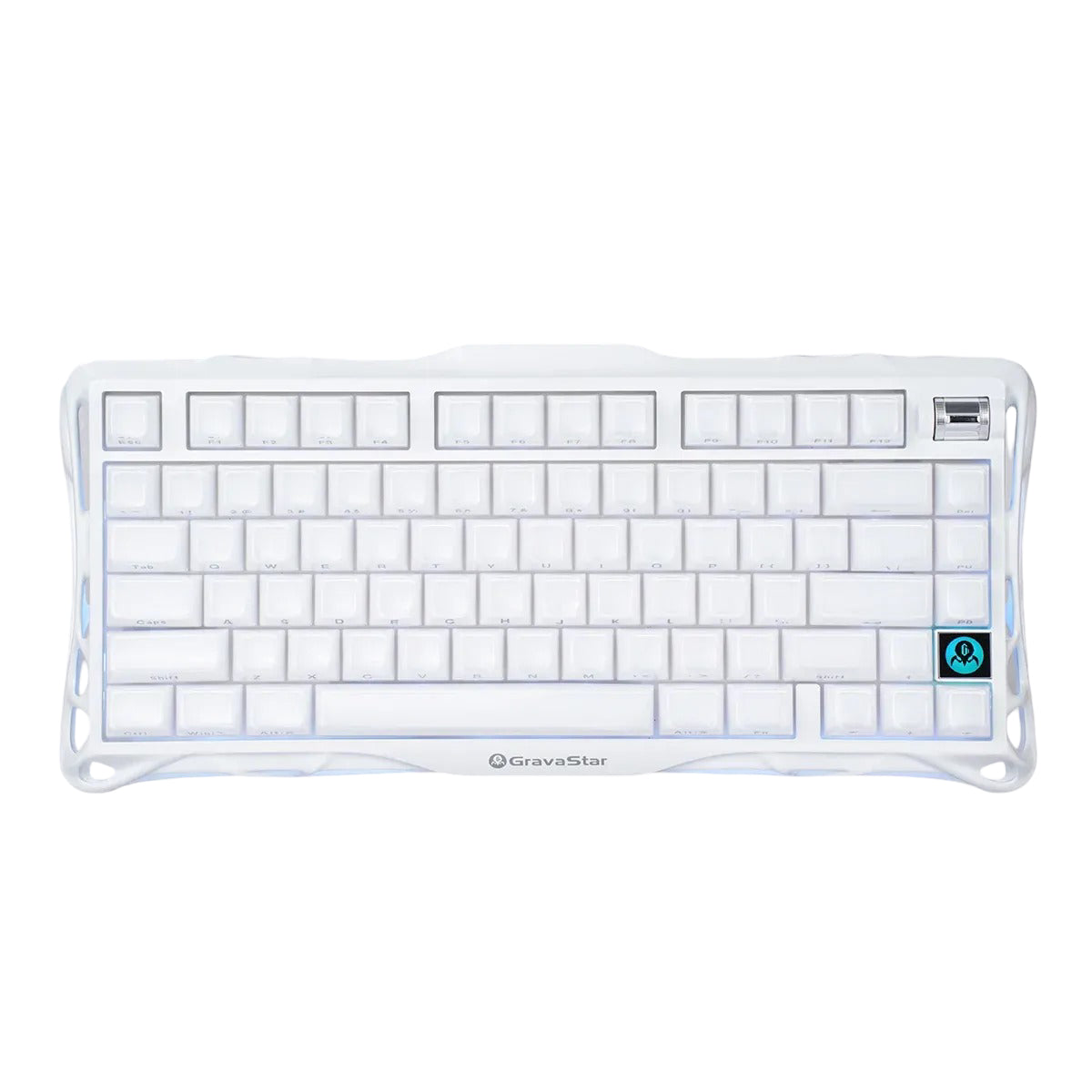 GravaStar - Mercury K1 Opaline White - Wireless Mechanical Keyboard Special Edition