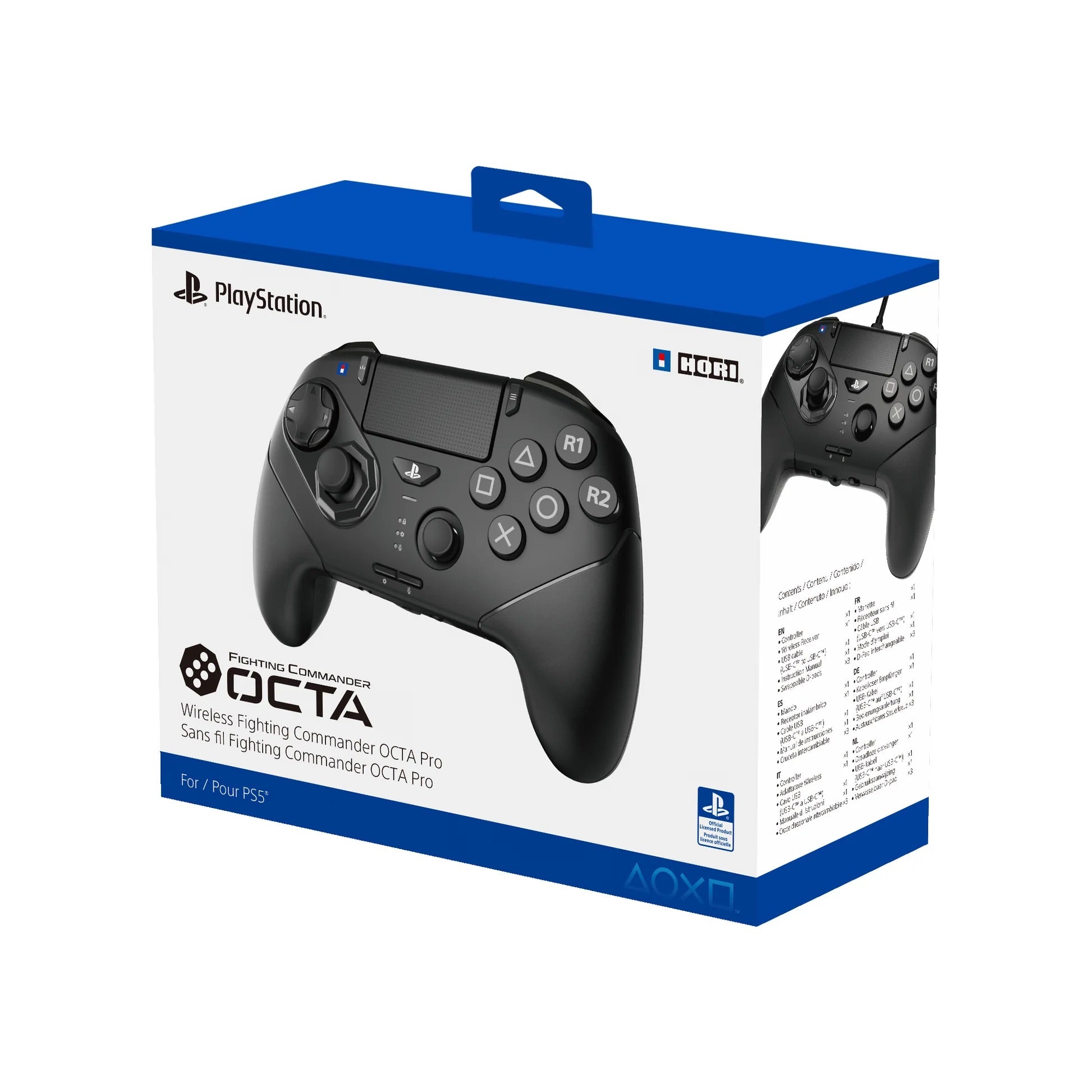 HORI - Wireless Fighting Commander OCTA Pro for PlayStation®5 and Windows 11/10