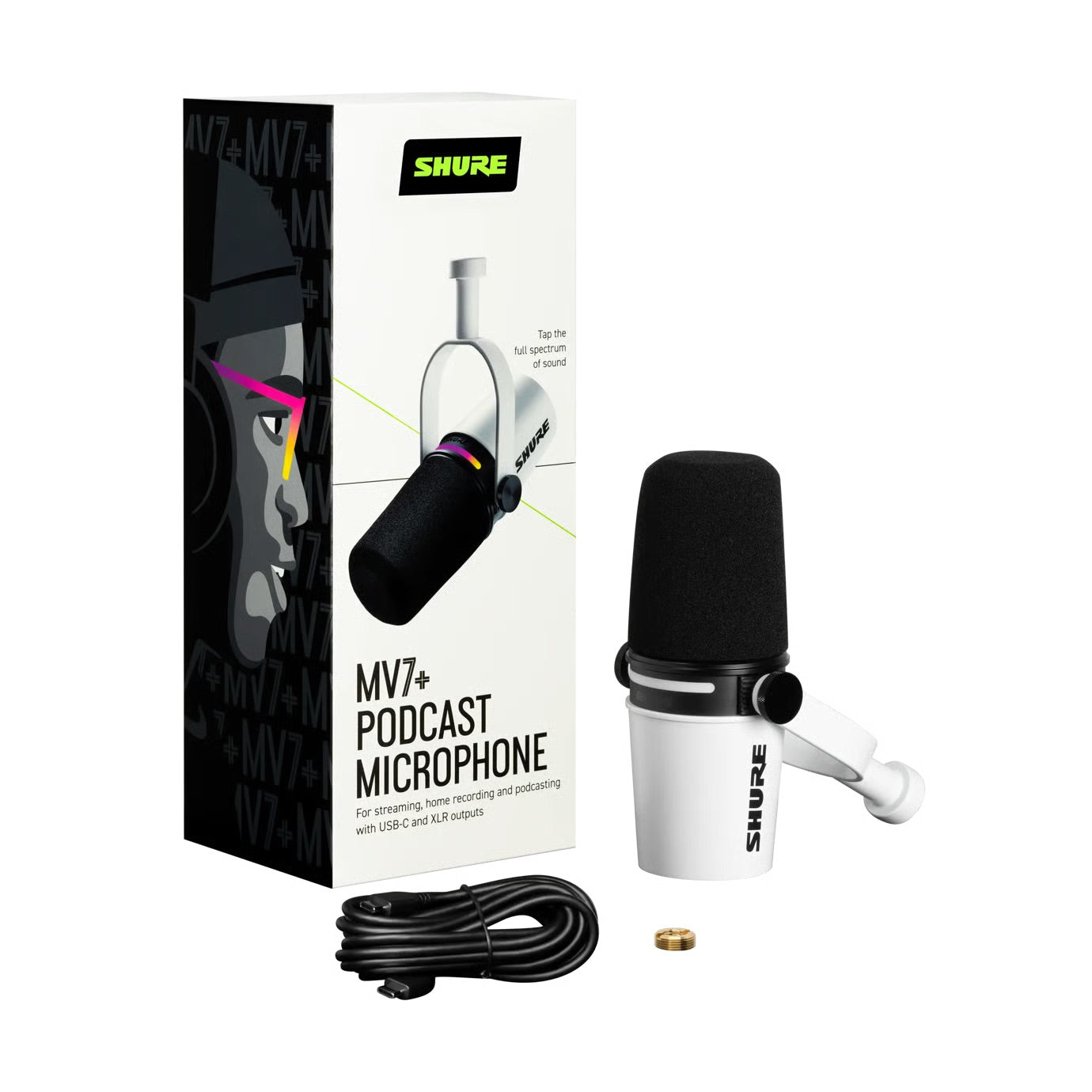 Shure - MV7+ Podcast Microphone