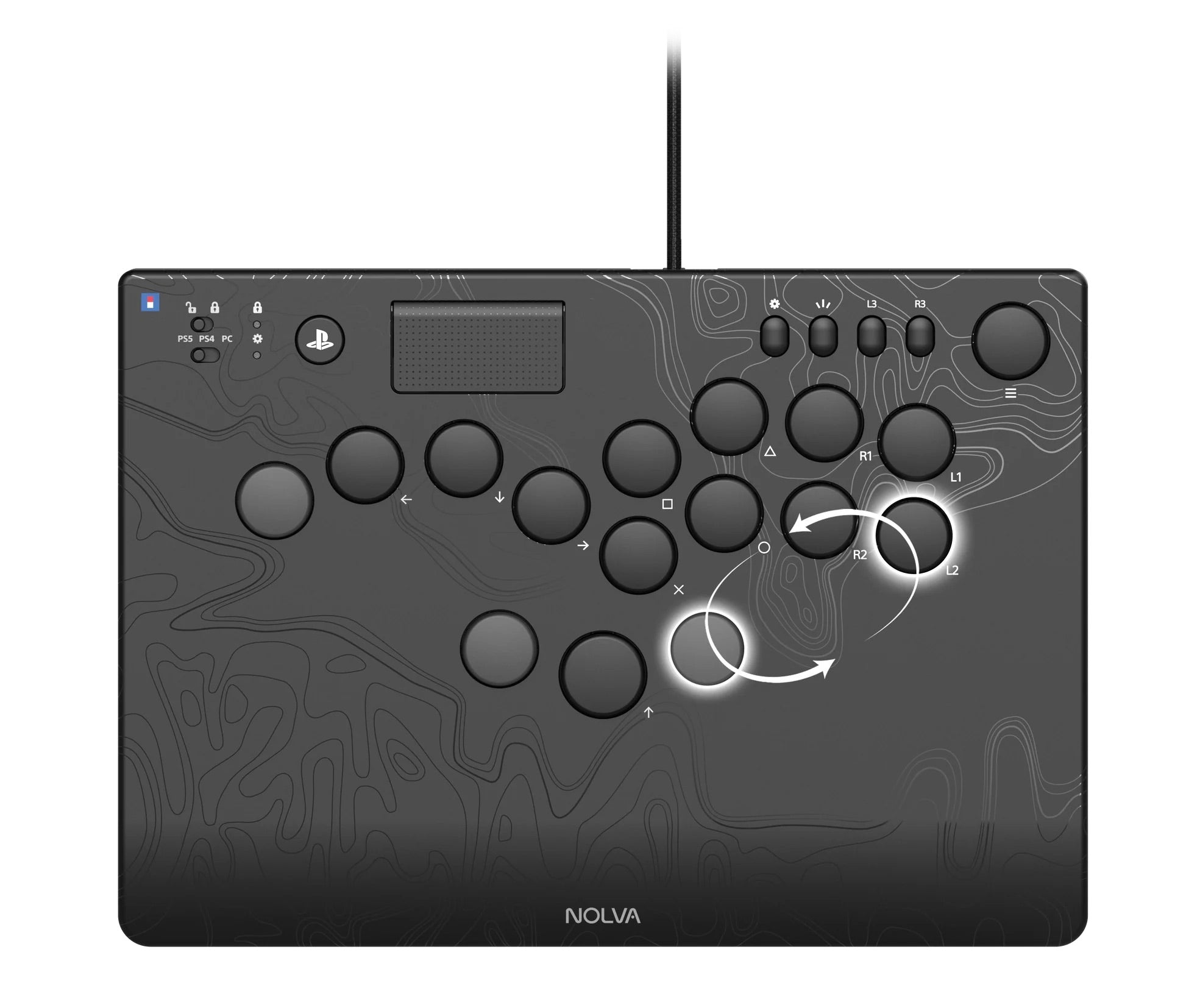 HORI - NOLVA Mechanical All-Button Arcade Controller for PlayStation®5 and Windows 11/10