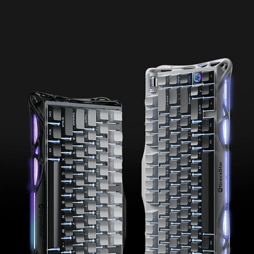 GravaStar - Mercury K1 Gradient Black - Wireless Mechanical Keyboard
