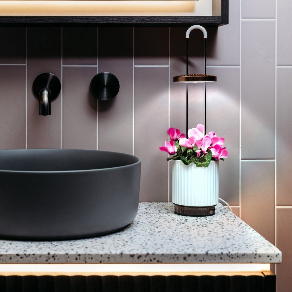 Click & Grow - HydroVase by Ermonix Indoor Plant Care Kit with LED Light