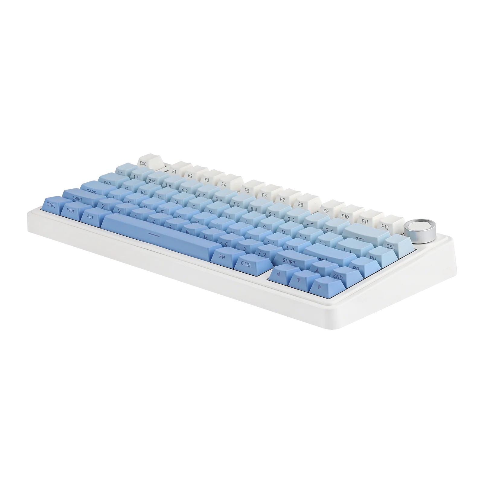 AULA - F75 - Gasket-Mounted Triple Modes Wireless Mechanical Keyboard - Gradient Blue Side-Engraved