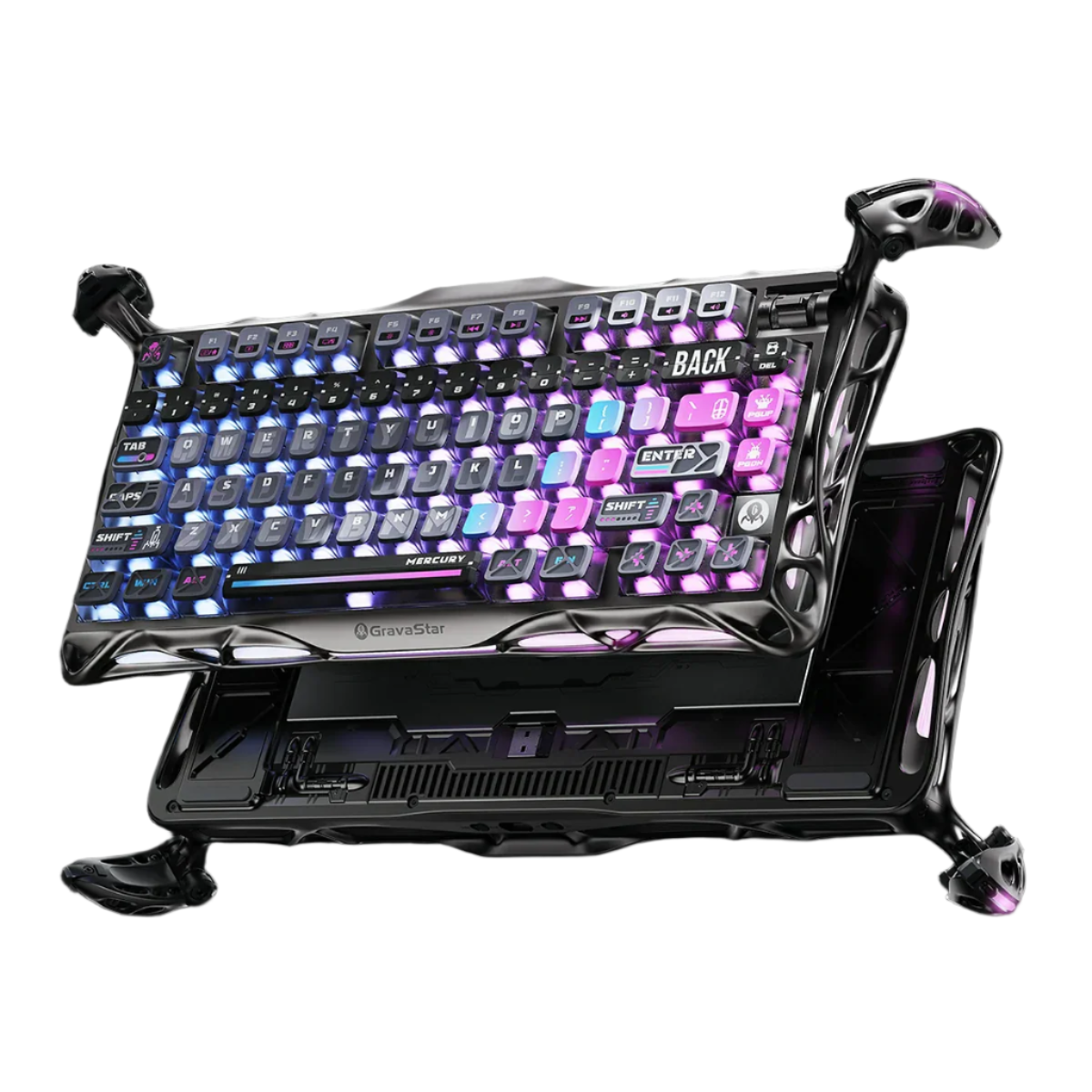 GravaStar - Mercury K1 Pro Special Edition Cyberpunk - Wireless Mechanical Keyboard