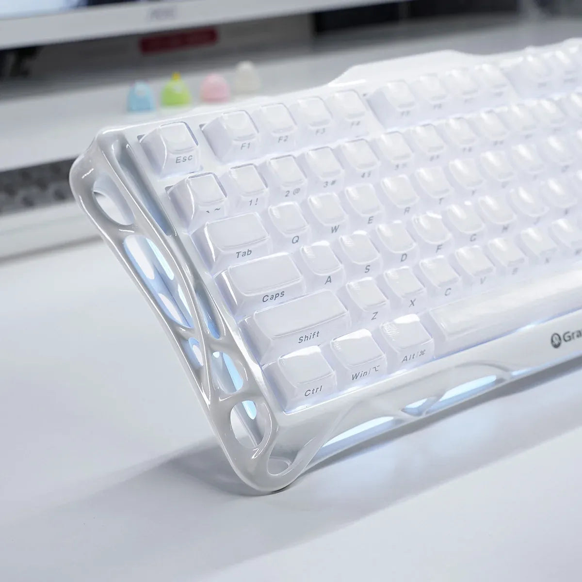 GravaStar - Mercury K1 Opaline White - Wireless Mechanical Keyboard Special Edition