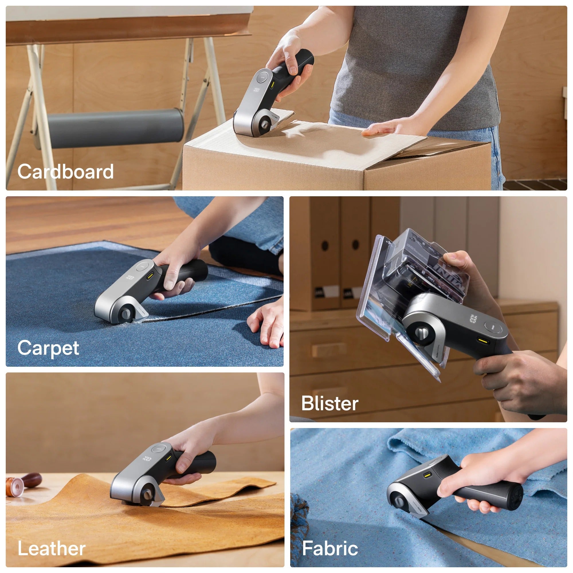 HOTO - Edgeflow Cordless Electric Scissors Gray