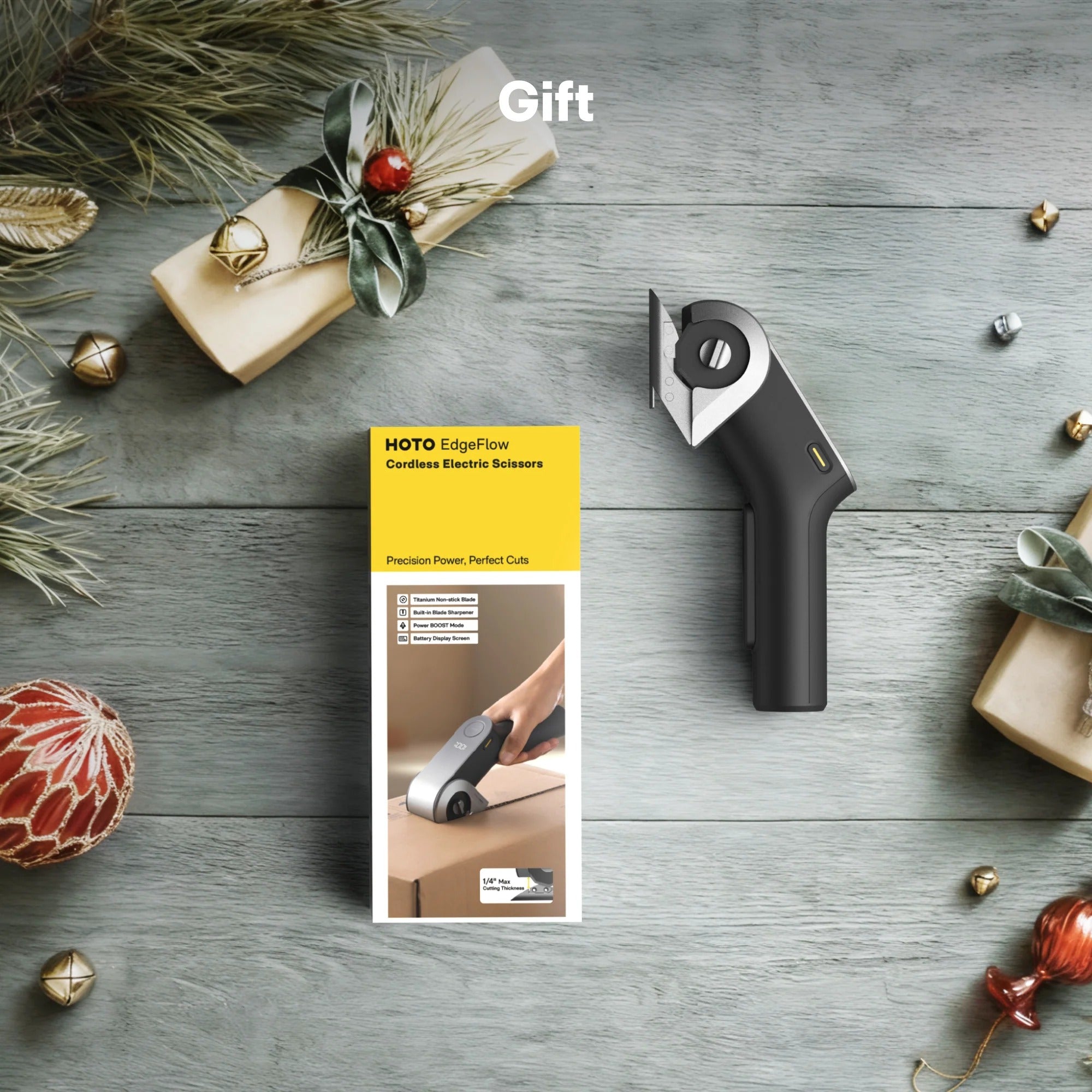 HOTO - Edgeflow Cordless Electric Scissors Gray
