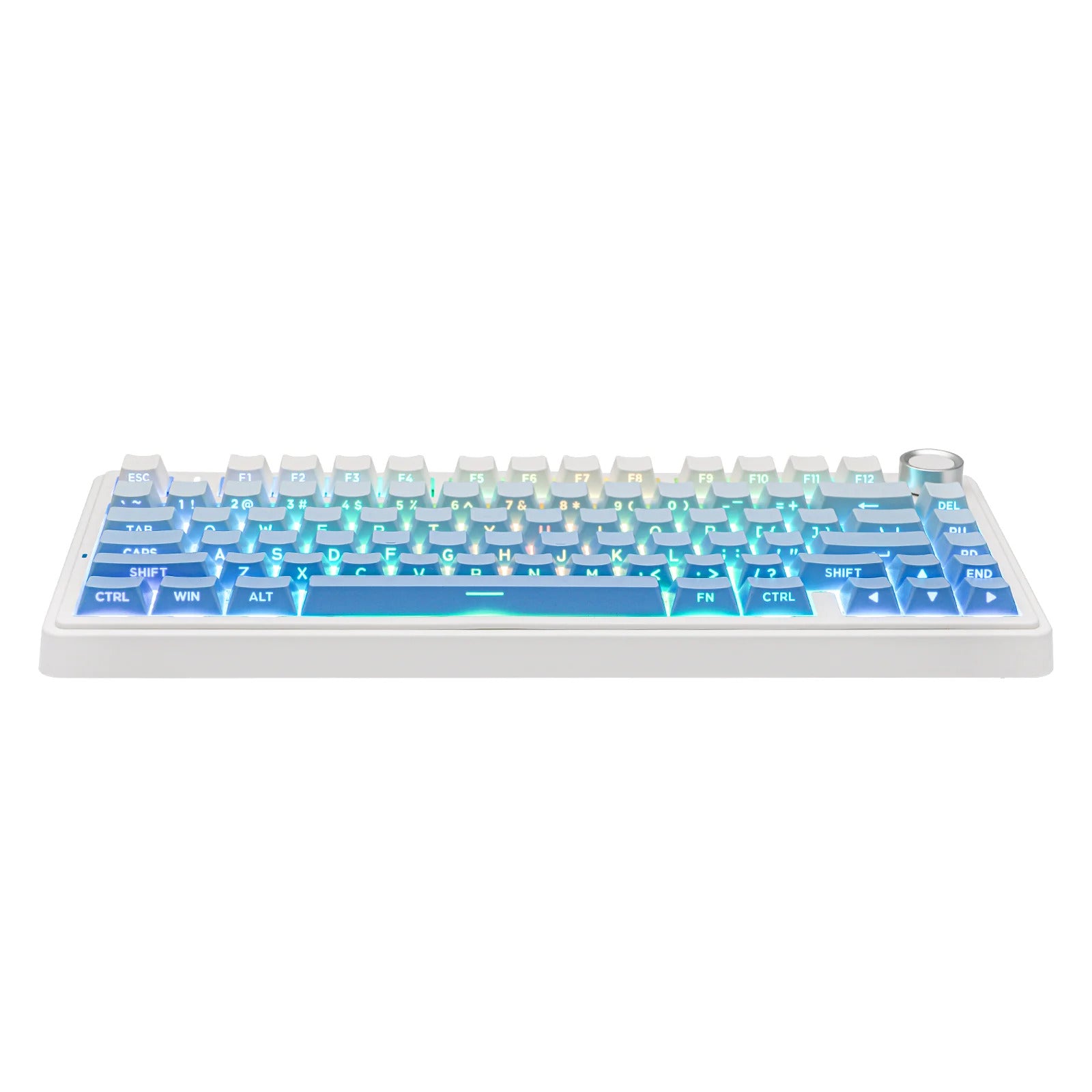 AULA - F75 - Gasket-Mounted Triple Modes Wireless Mechanical Keyboard - Gradient Blue Side-Engraved