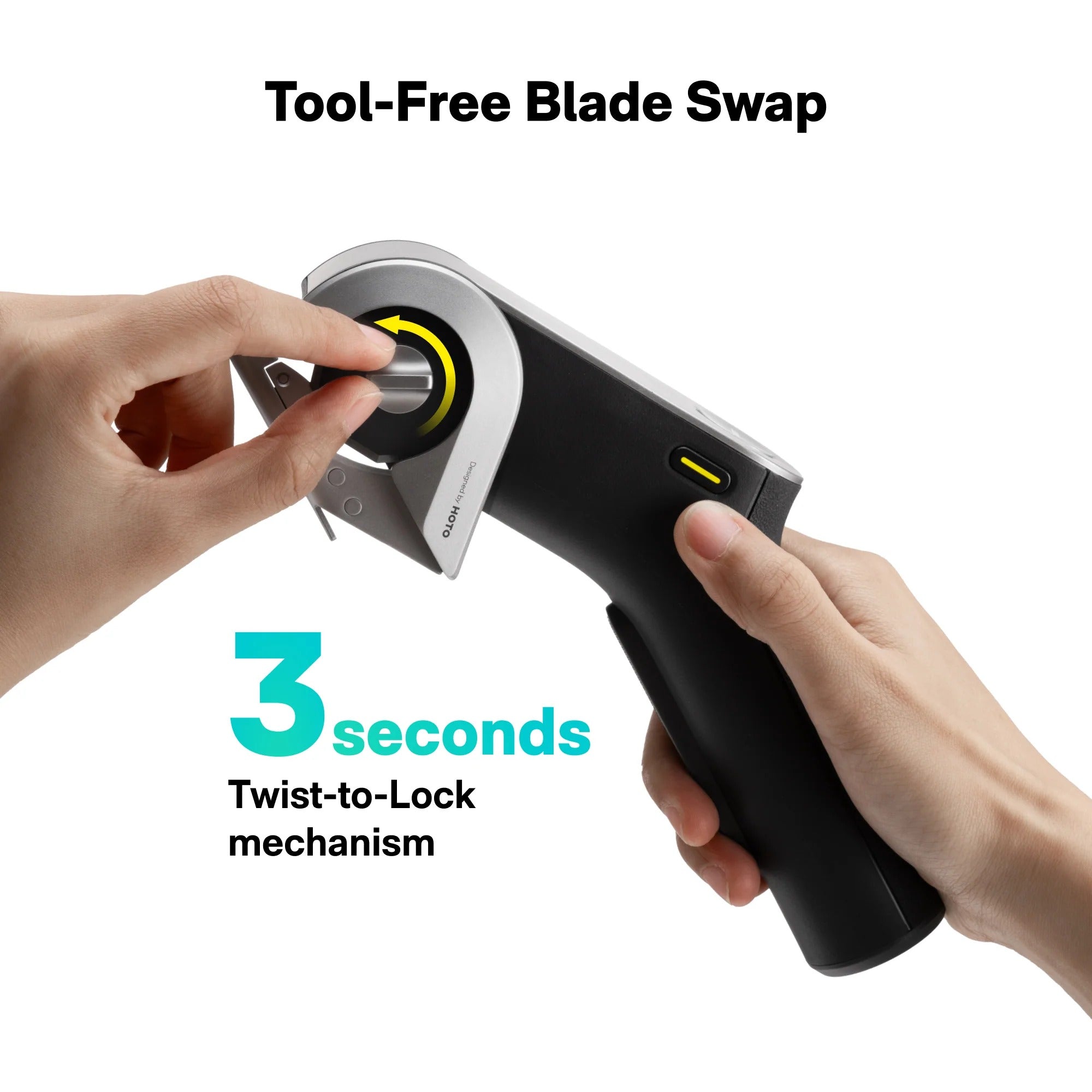 HOTO - Edgeflow Cordless Electric Scissors Gray