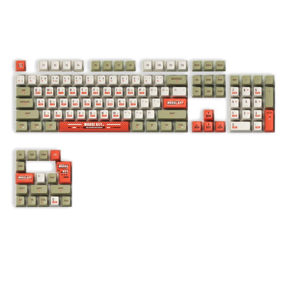 KeyTok - Morse Code Dye-Sub KOL Keycaps Set | Shelter – Shelter.Shop