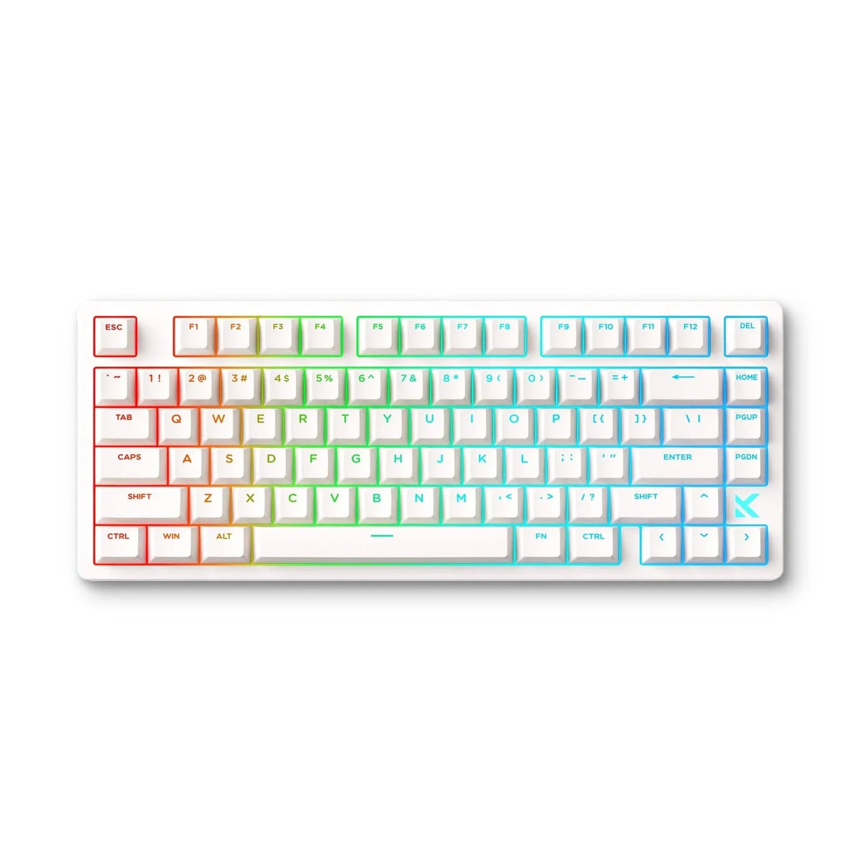 MCHOSE - Jet 75 HE Magnetic Gaming Keyboard White Topographic