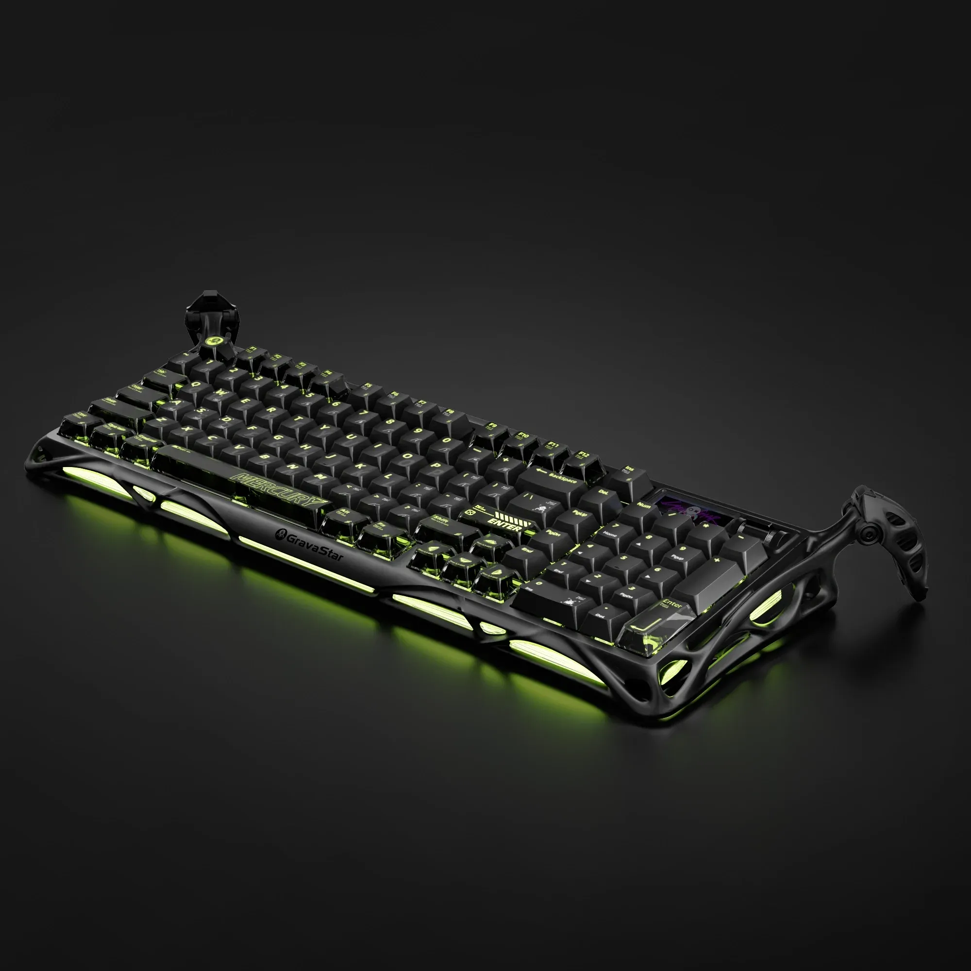 GravaStar - Mercury K98 Pro Phantom Black - Wireless Mechanical Keyboard