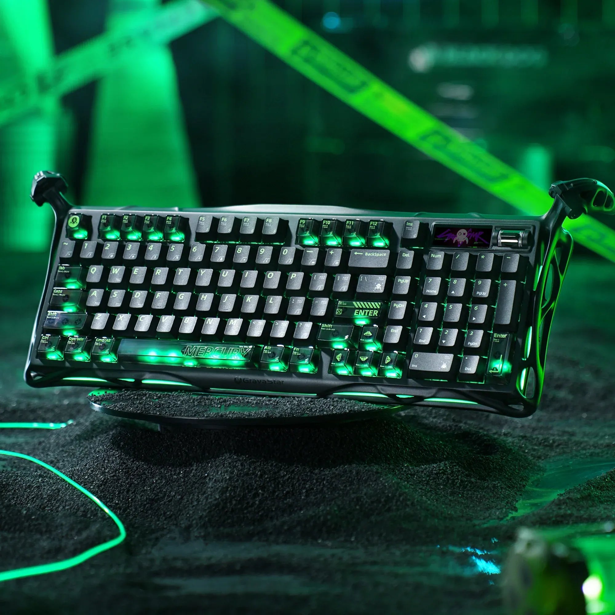 GravaStar - Mercury K98 Pro Phantom Black - Wireless Mechanical Keyboard