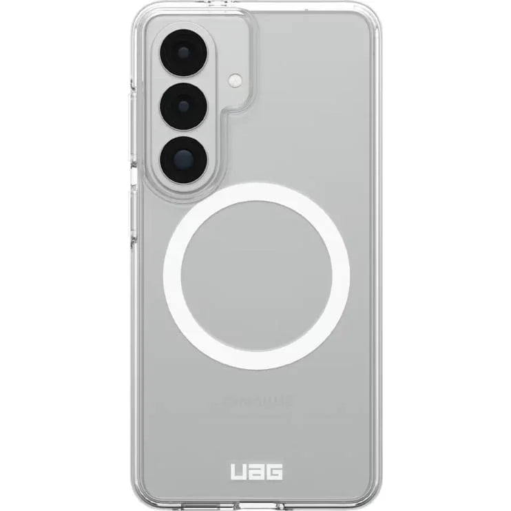 Przezroczyste etui UAG z magnetyczną ładowarką dla Samsunga, idealne do home office