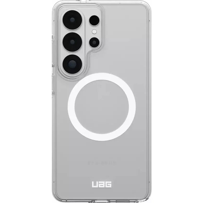 Przezroczyste etui UAG z MagSafe dla smartfona, ochrona i ładowanie bezprzewodowe