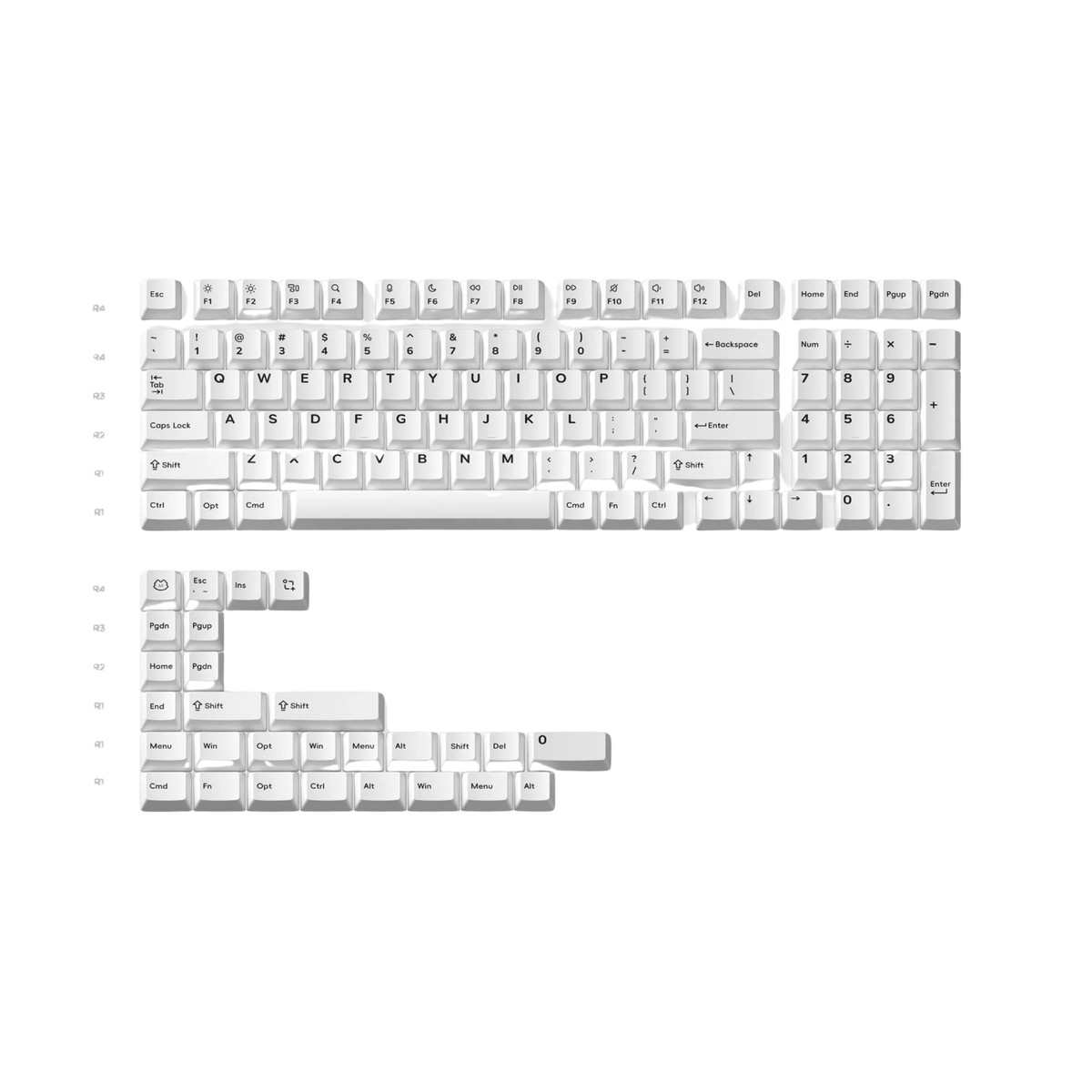NuPhy - BOW & WOB Berry Profile Dye-Sub PBT Keycaps