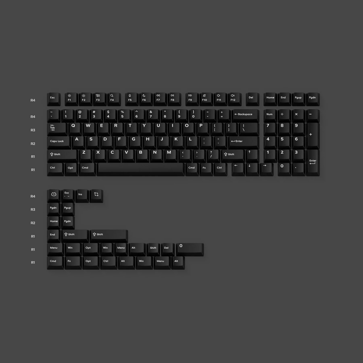 NuPhy - BOW & WOB Berry Profile Dye-Sub PBT Keycaps