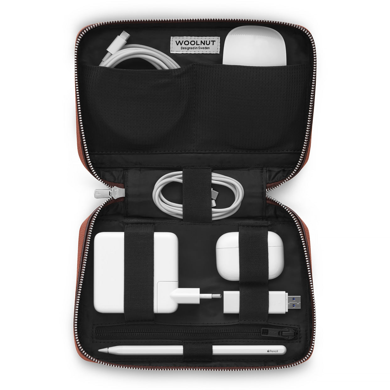Woolnut – Leather Tech Organizer