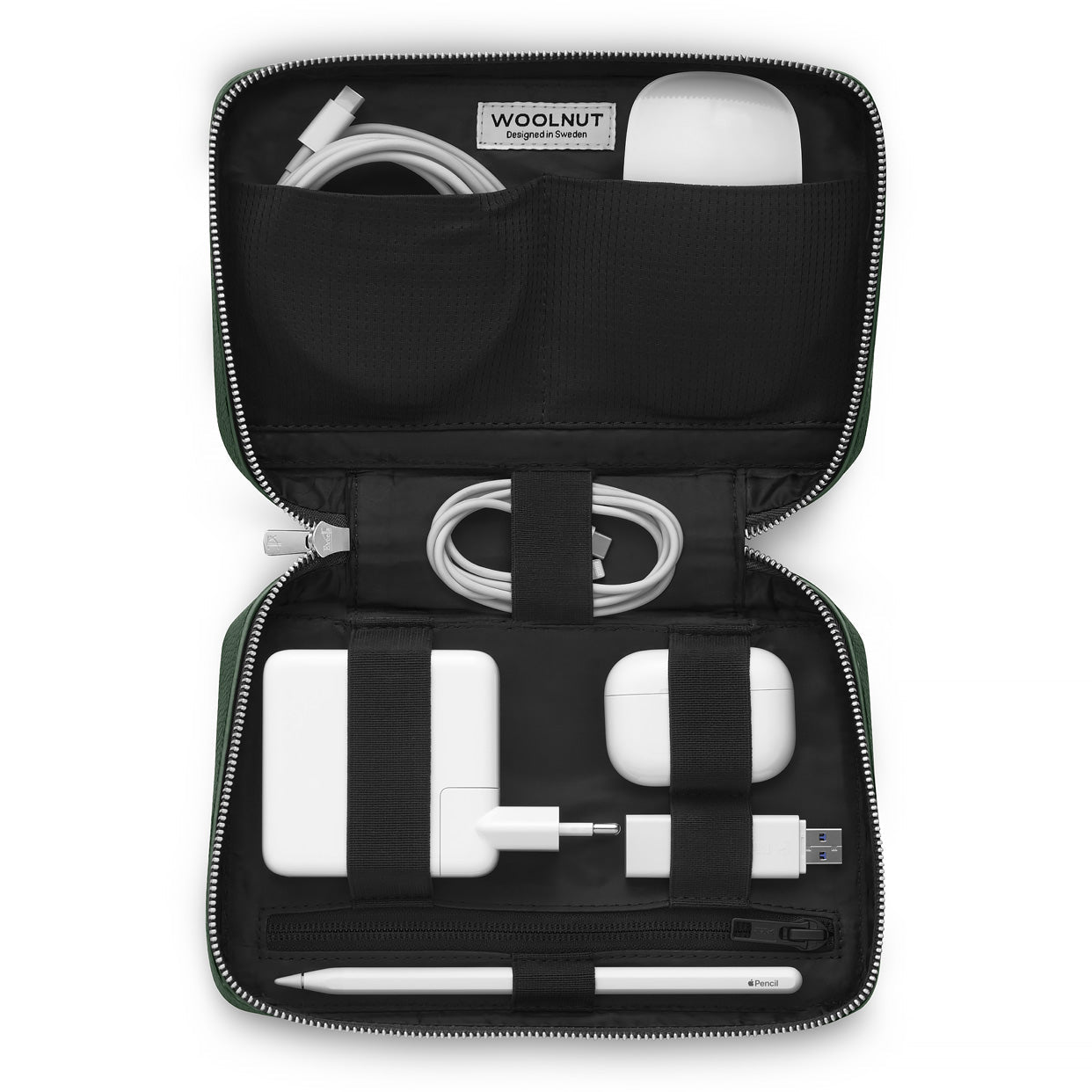 Woolnut – Leather Tech Organizer