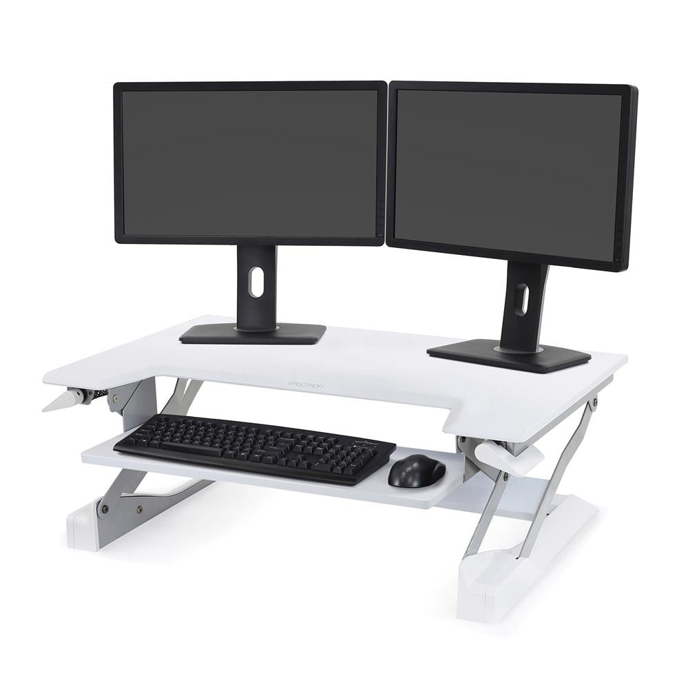 Ergotron - WorkFit-T - Sit-Stand Desktop Workstation - Medium Surface