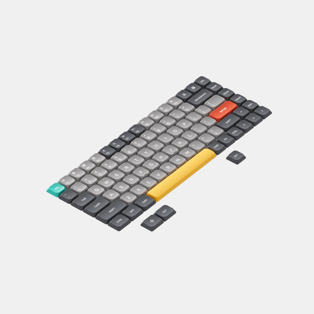 Nuphy Air75 COAST PBT Keycaps - Nasadki do klawiatury niskoprofilowej