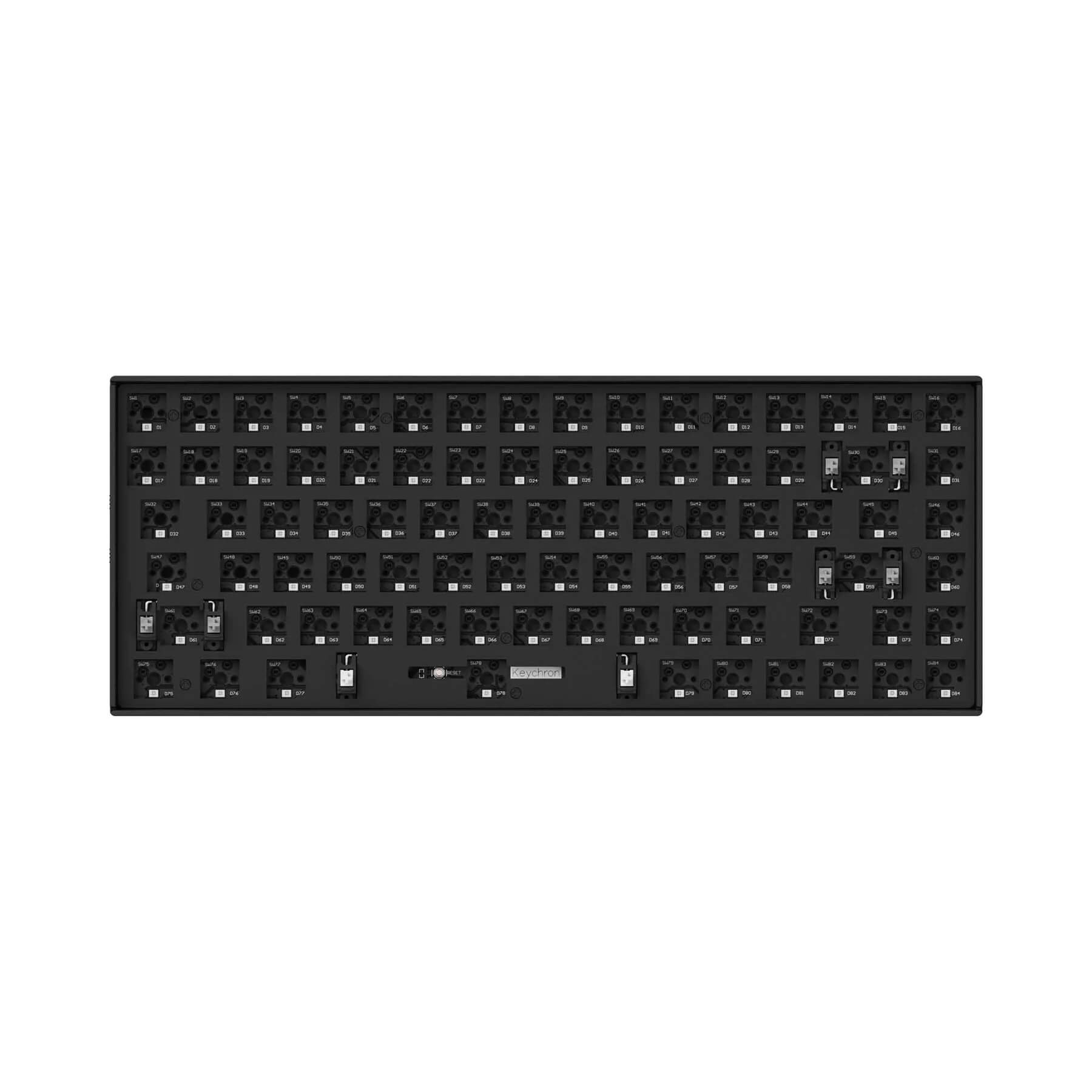 Keychron K2 C V2 Wireless Bluetooth USB Mechanical Keyboard Aluminum Frame,  Compact 84 Keys RGB Backlight N-Key Rollover