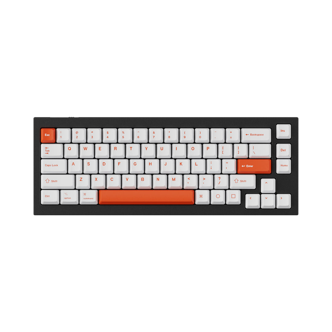 Keychron - Keycaps Q1 & K2 OEM Dye-Sub PBT Keycap Set - Orange