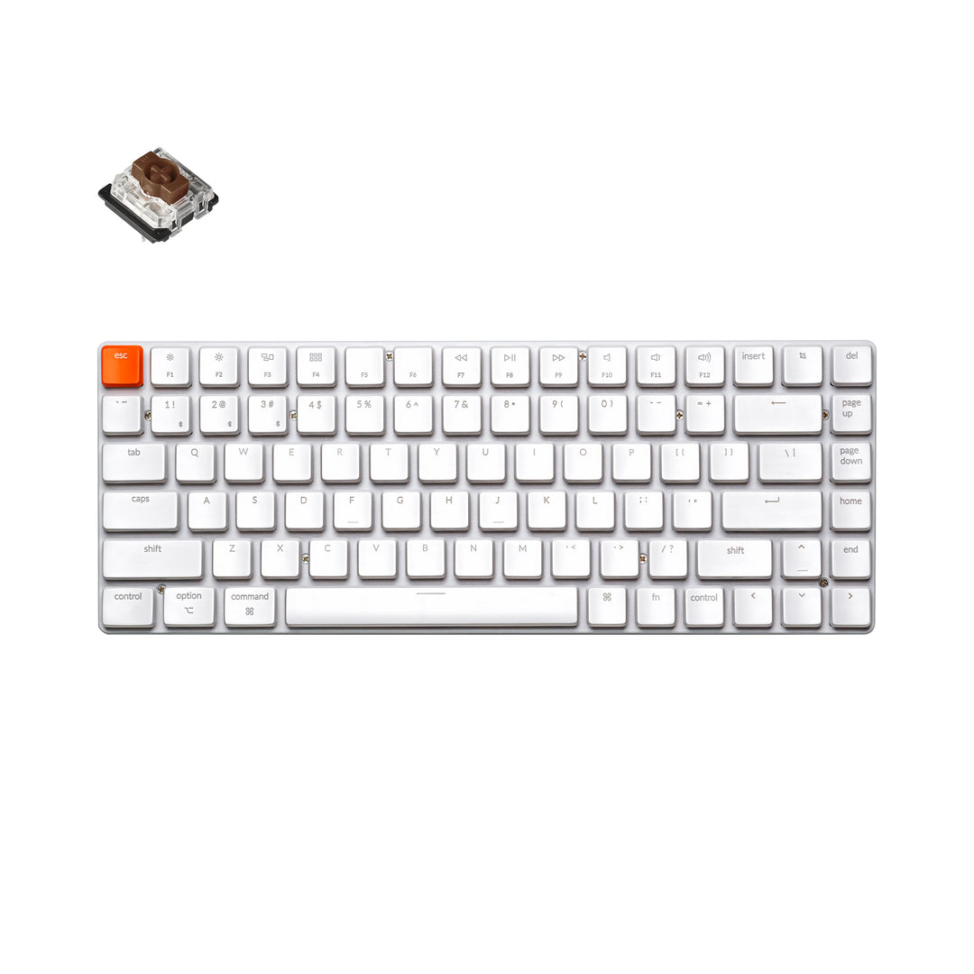 Keychron - K3 Non-Backlight Ultra-Slim Wireless Mechanical Keyboard v2
