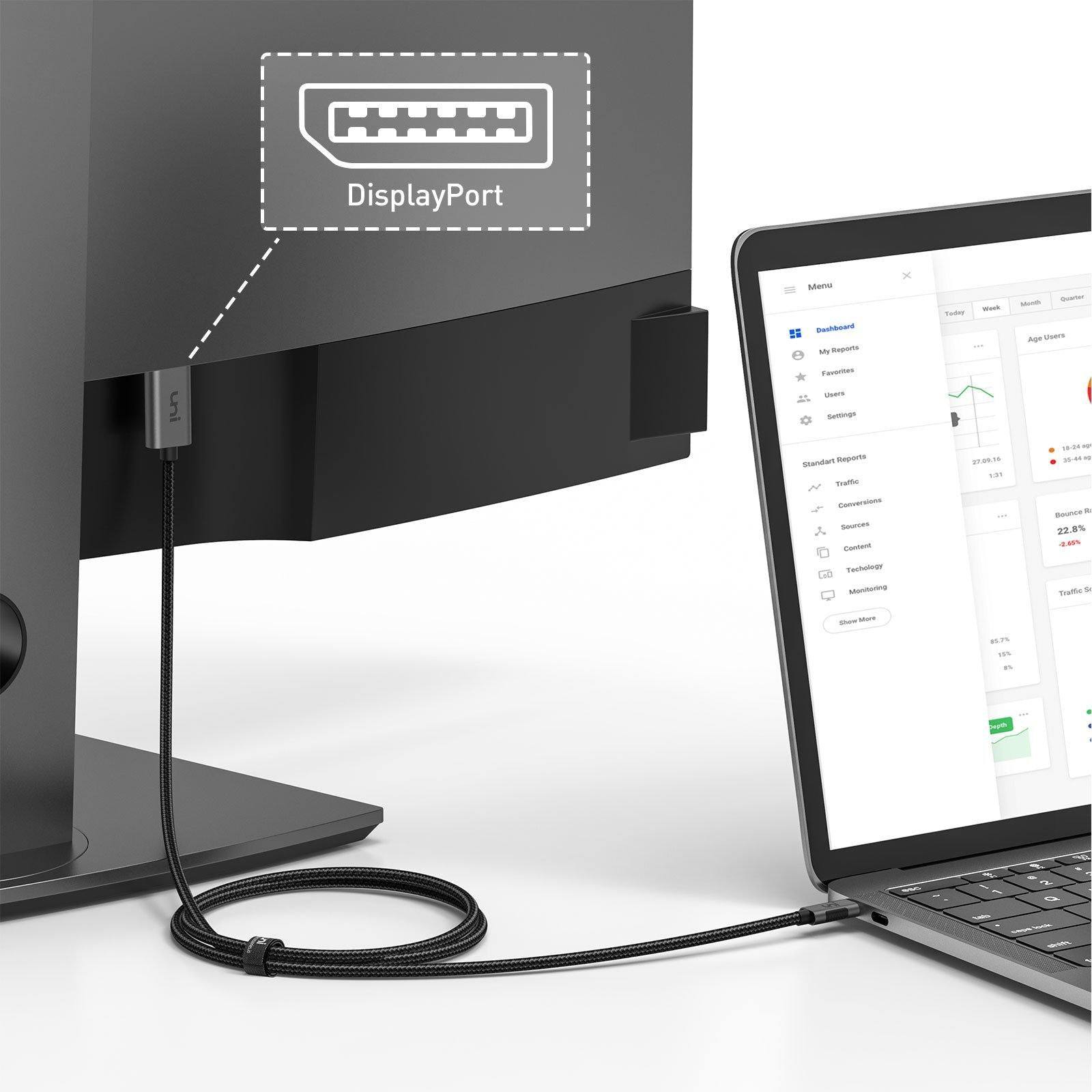 Uni - USB-C to DisplayPort Cable