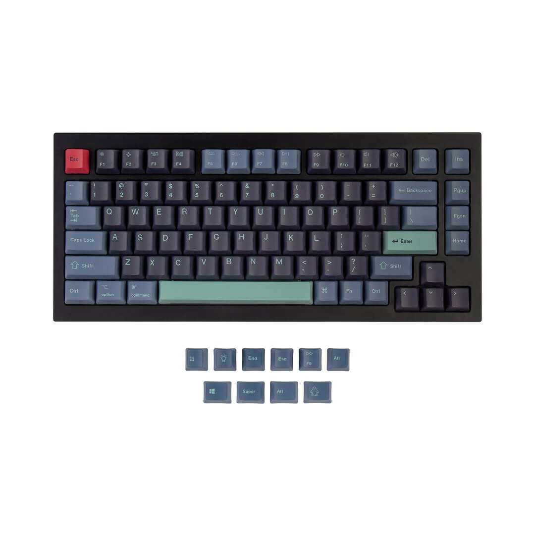 Keychron Keycaps - Q1 & K2 OEM Dye-Sub PBT Keycap Set - Hacker
