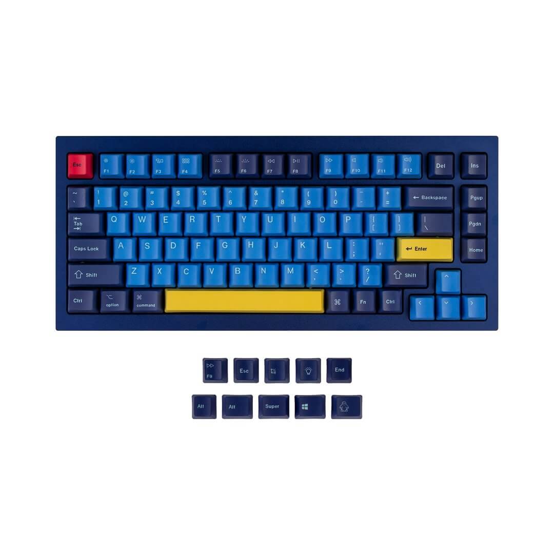 Keychron Keycaps Q1 & K2 OEM Dye-Sub PBT Keycap Set - Beach | Shelter ...
