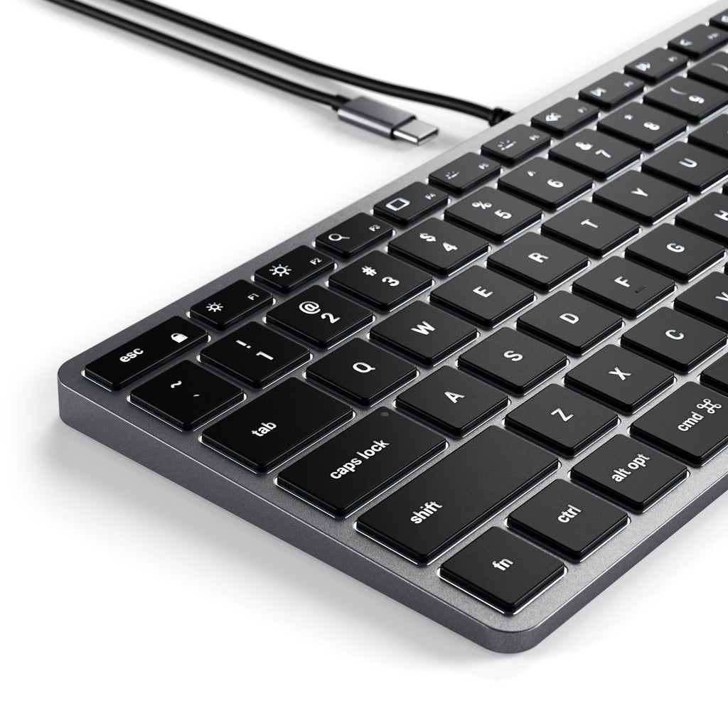 Satechi - Slim W1 Wired Backlit Keyboard