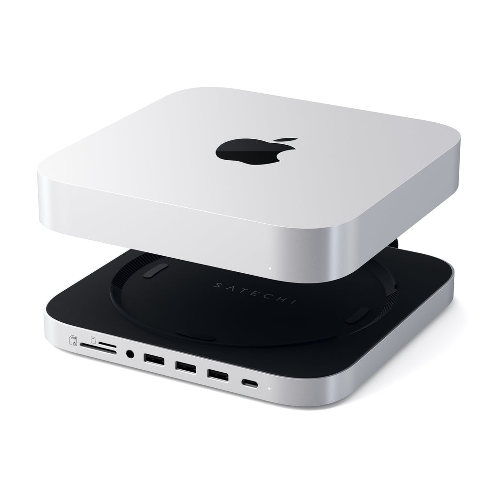 Satechi - Stand & Hub For Mac Mini With SSD Enclosure