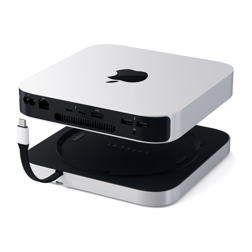 Satechi - Stand & Hub For Mac Mini With SSD Enclosure