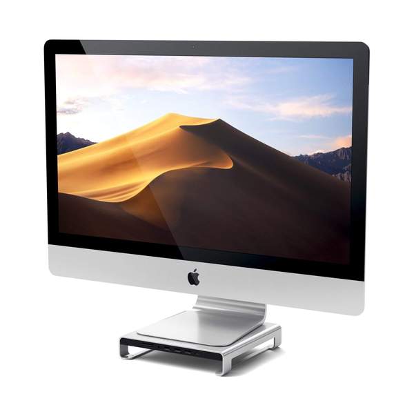 Satechi - Type C Aluminum Monitor Stand Hub for Imac