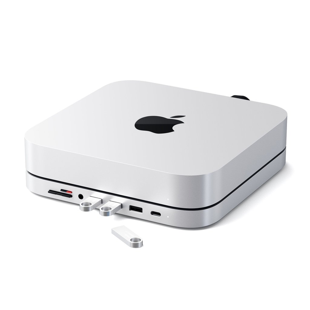 Satechi - Type C Aluminum Stand & Hub Mac Mini