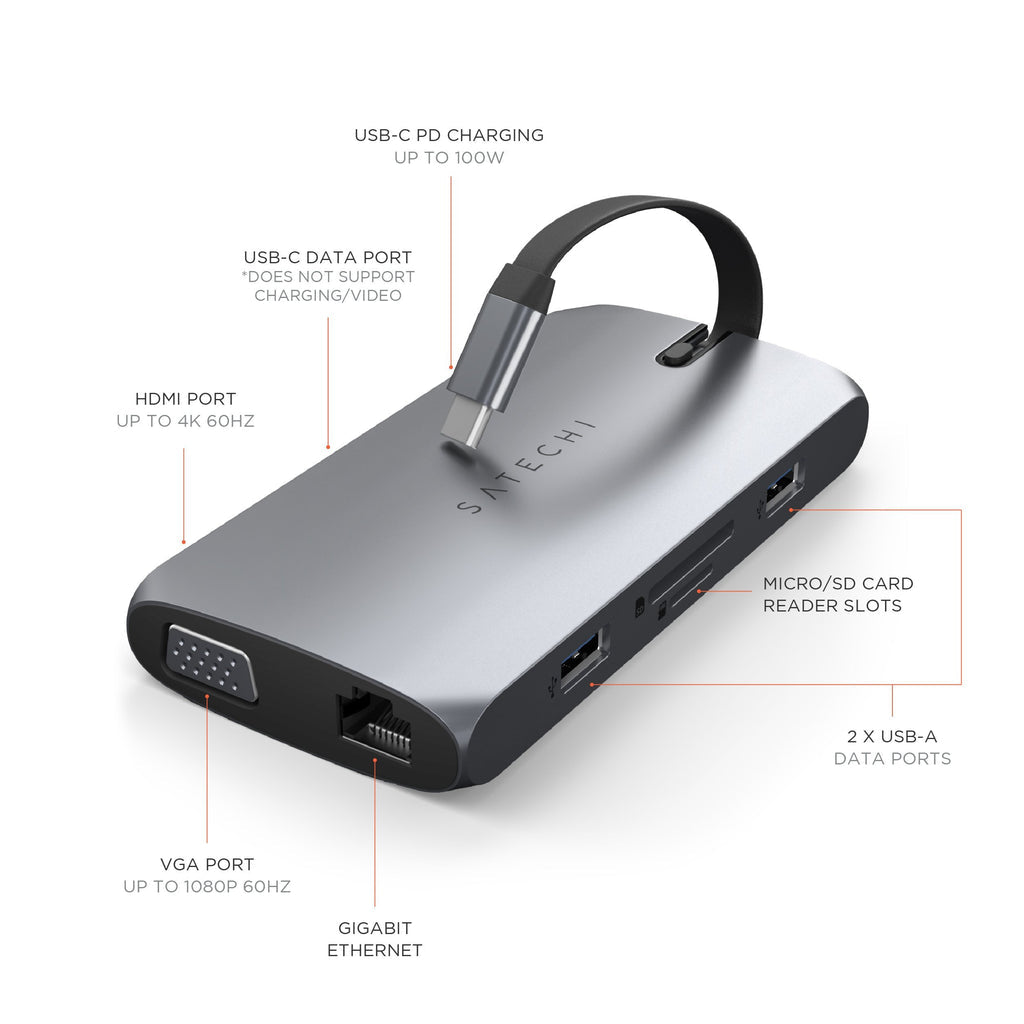 Satechi - USB-C On-the-Go Multiport Adapter